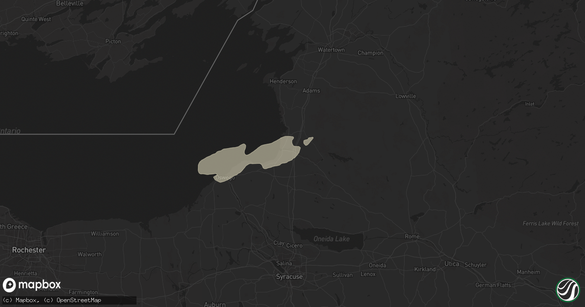 Hail map in Pulaski, NY on July 10, 2024
