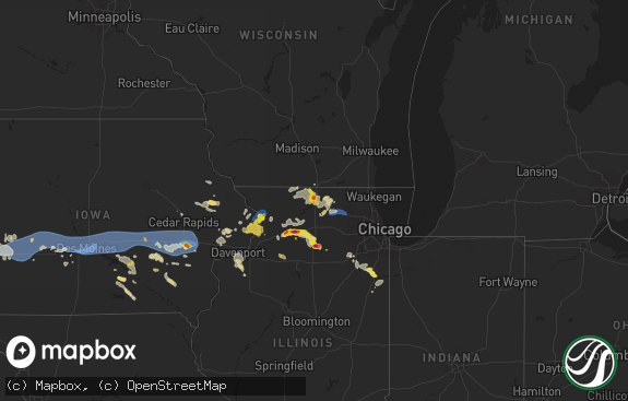 Hail map preview on 07-10-2025