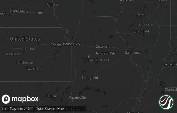Hail map preview on 07-10-2026