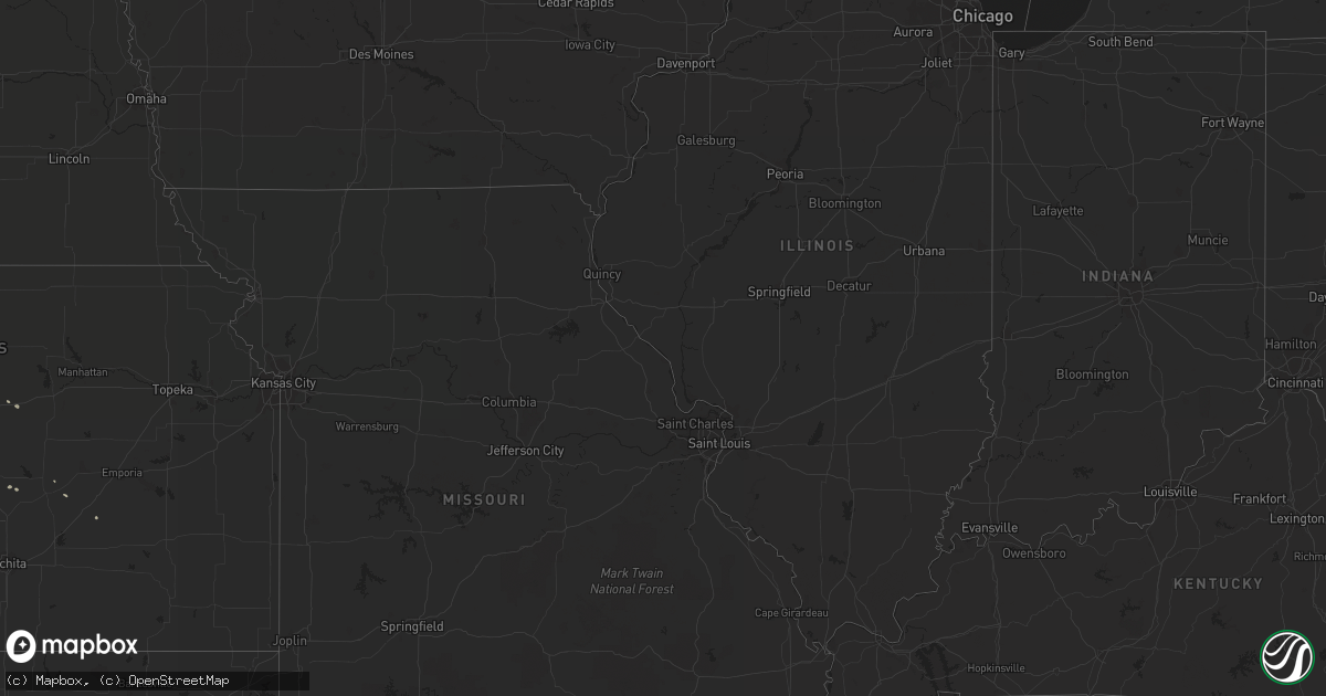 Hail map in Kansas on July 11, 2013