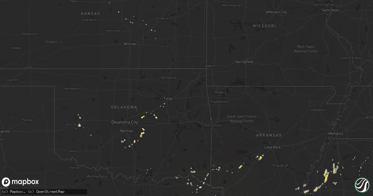 Hail map on July 11, 2013