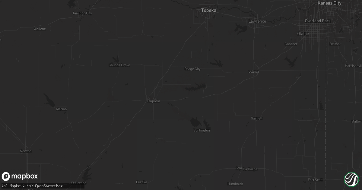Hail map in Ferris, TX on July 11, 2023