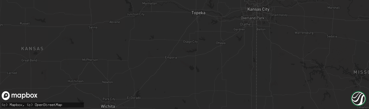 Hail map in Lone Oak, TX on July 11, 2023