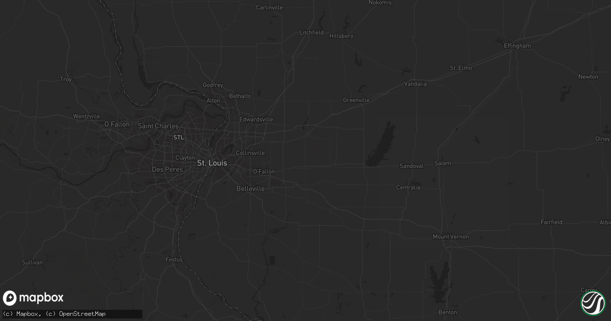 Hail map in Quakertown, PA on July 11, 2023