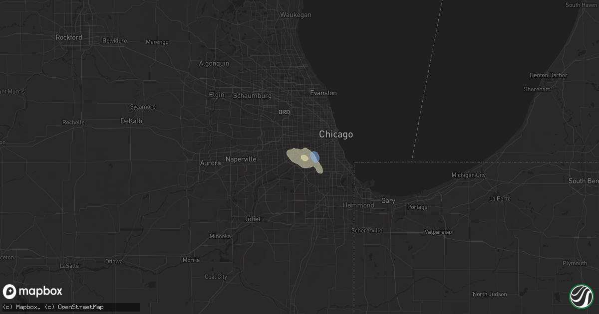 Hail map in Summit Argo, IL on July 11, 2023