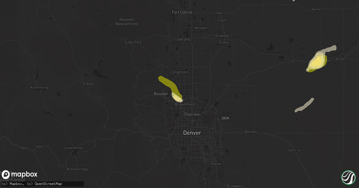 Hail Map in Lafayette CO on July - Sales Meta 