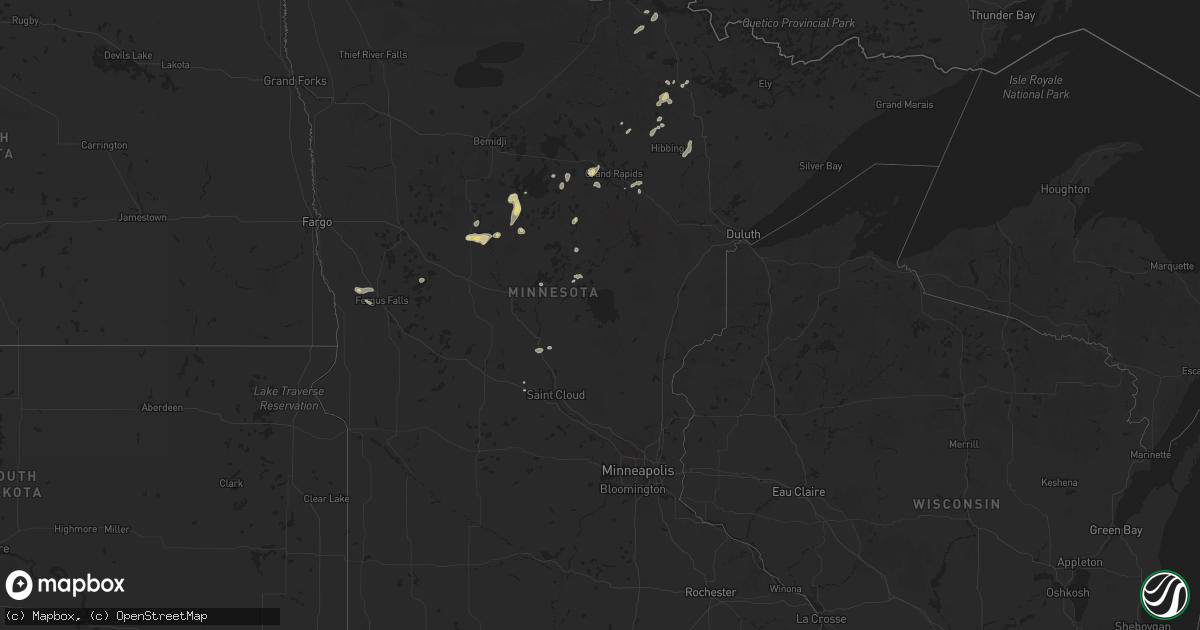 Hail Map in Minnesota on July 11 - Sales Meta 