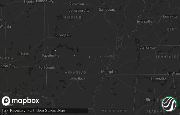 Hail map preview on 07-11-2026