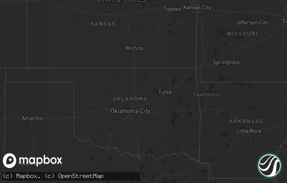 Hail map preview on 07-12-2013