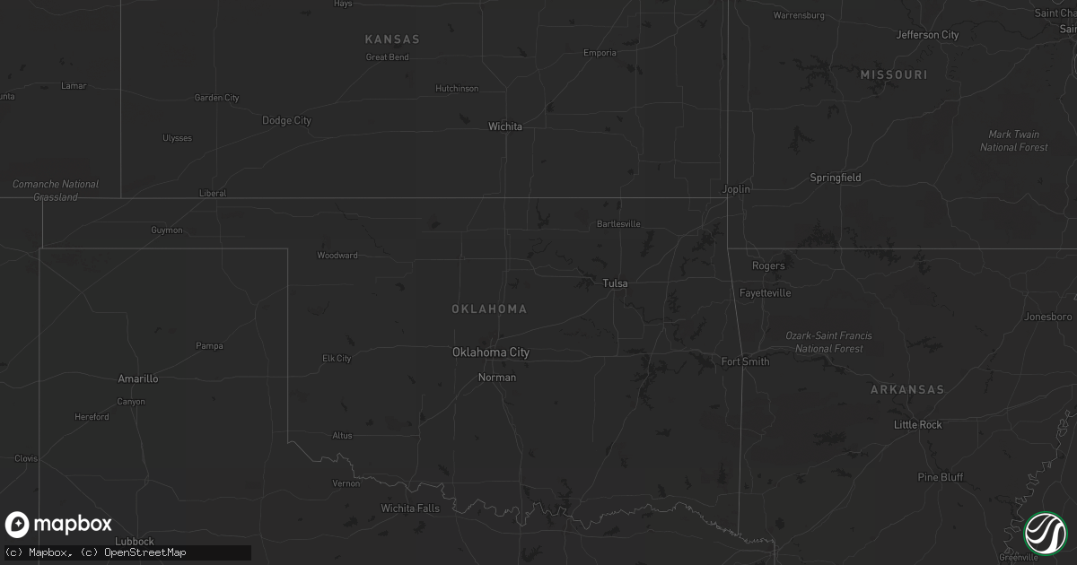 Hail map on July 12, 2013