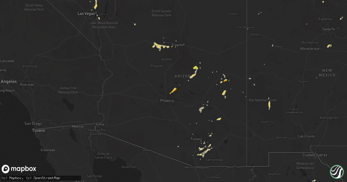 Hail map on July 12, 2021
