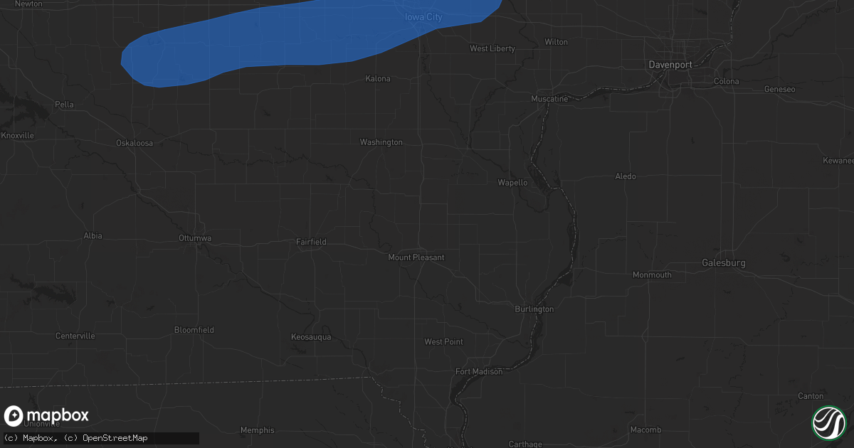 Hail map in Berwyn, IL on July 12, 2023