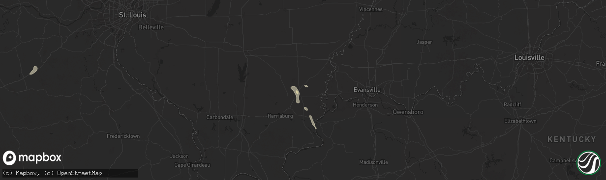 Hail map in Norris City, IL on July 12, 2024