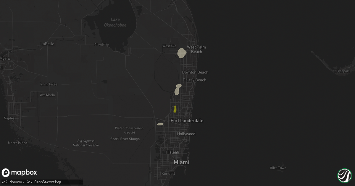 Hail Map in Boca Raton FL on July - Sales Meta
