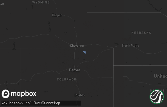 Hail map preview on 07-12-2025