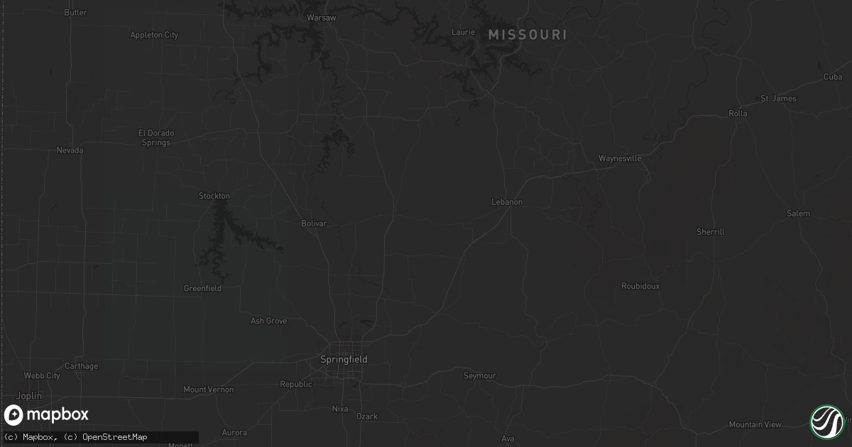Hail map in Denver, CO on July 13, 2011
