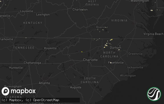 Hail map preview on 07-13-2017