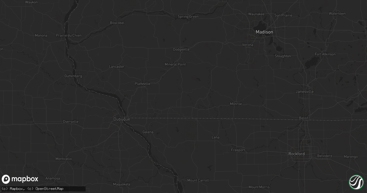 Hail map in Grand Forks, ND on July 13, 2023