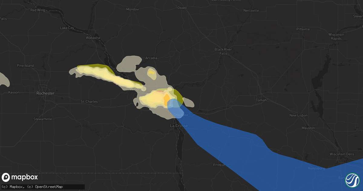 Hail map in Holmen, WI on July 13, 2024