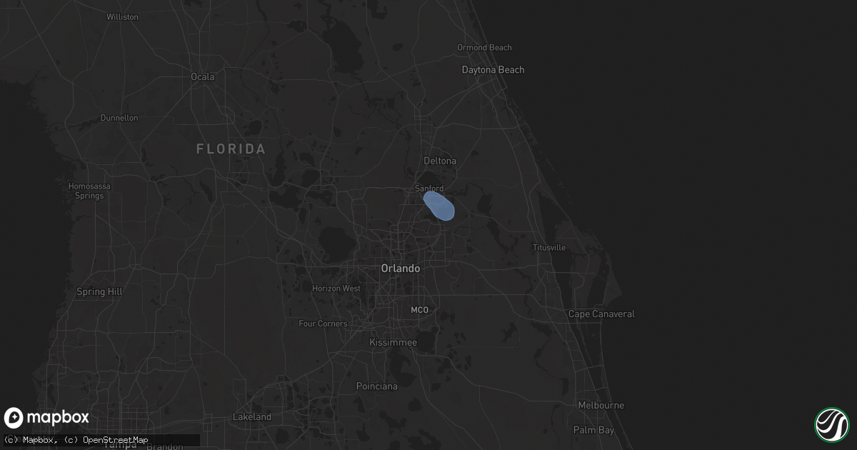Hail Map in Winter Springs FL - Sales Meta 