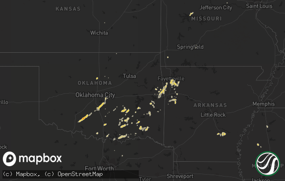 Hail map preview on 07-14-2012