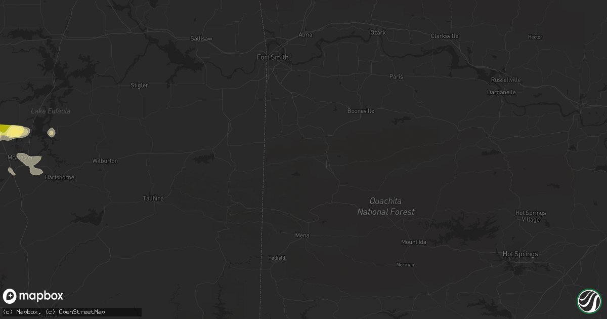 Hail map in Batesville, AR on July 14, 2013