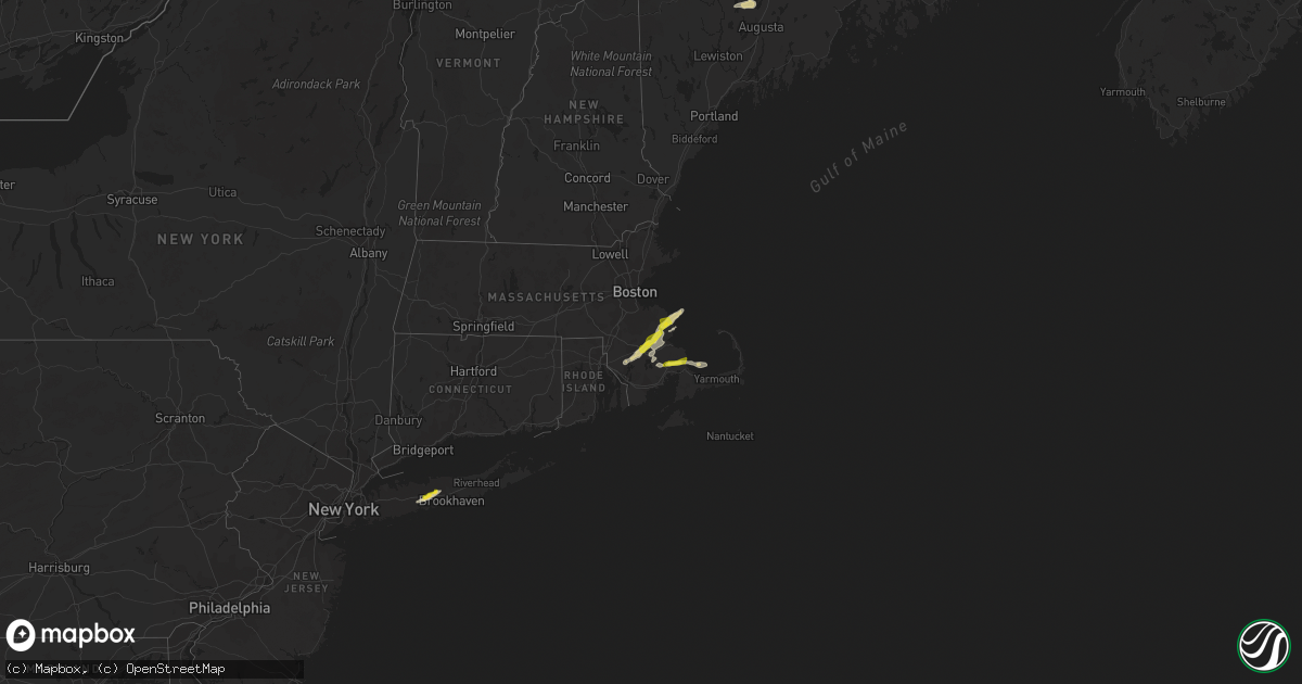Hail map on July 14, 2022