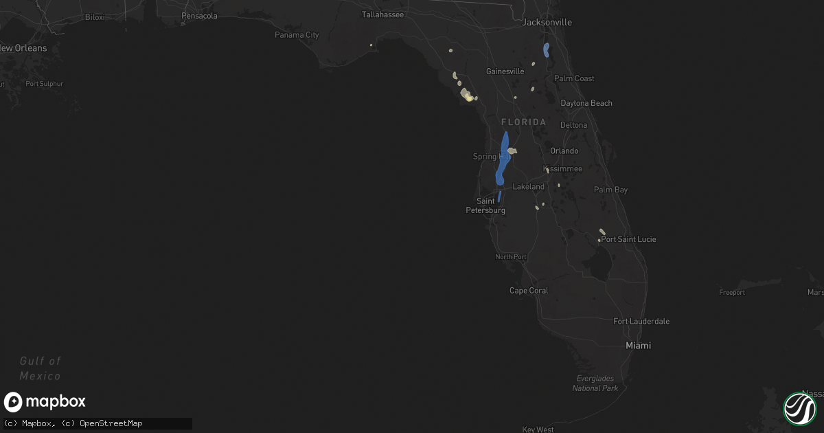 Hail Map in Florida on July 14 - Sales Meta 