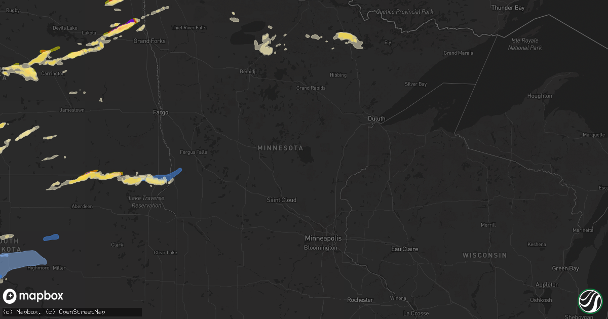 Hail Map in Minnesota on July 14 - Sales Meta 