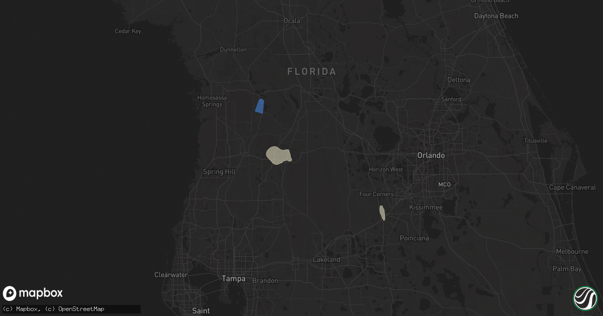 Hail Map in Webster FL on July - Sales Meta