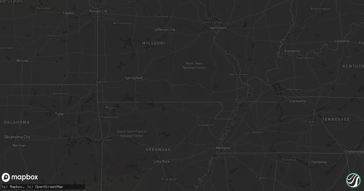 Hail map in Ohio on July 15, 2012