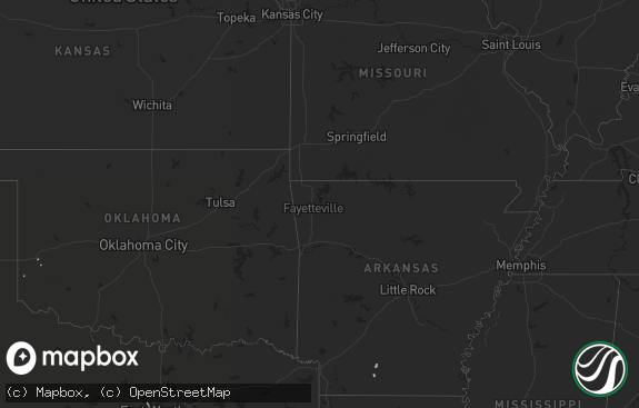 Hail map preview on 07-15-2012