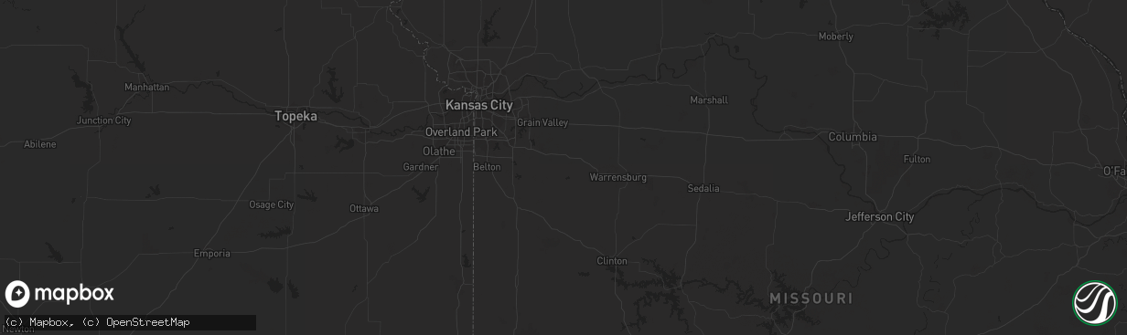 Hail map in Grenora, ND on July 15, 2013