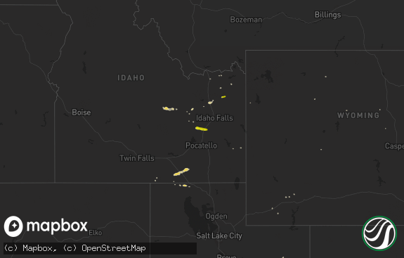 Hail map preview on 07-15-2015