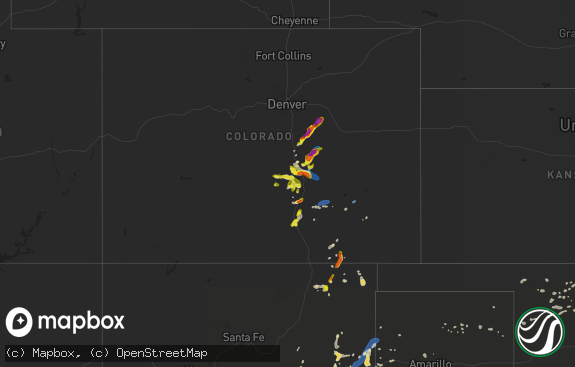 Hail map preview on 07-15-2020