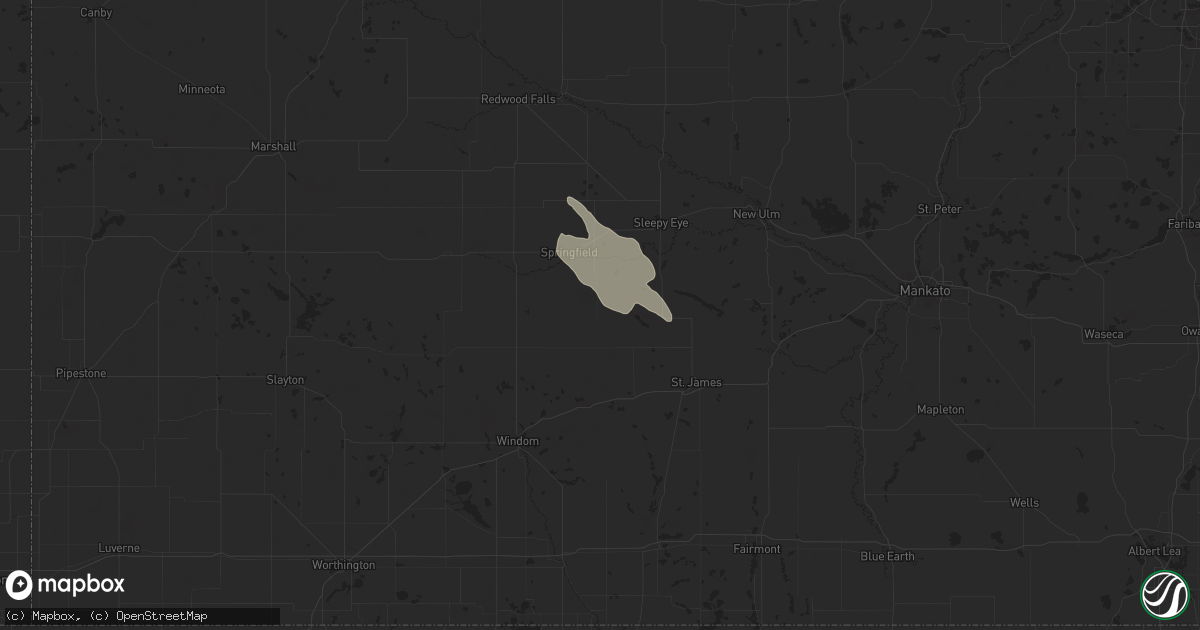 Hail map in Comfrey, MN on July 15, 2024