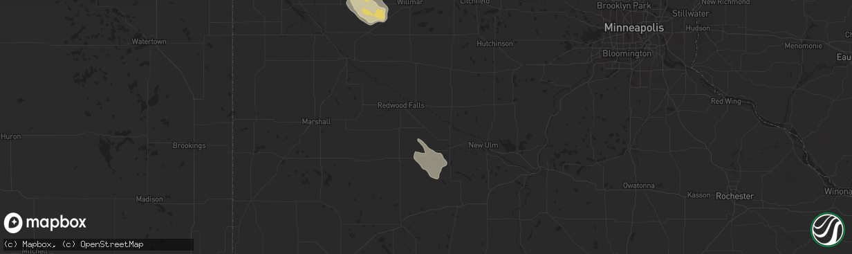 Hail map in Morgan, MN on July 15, 2024