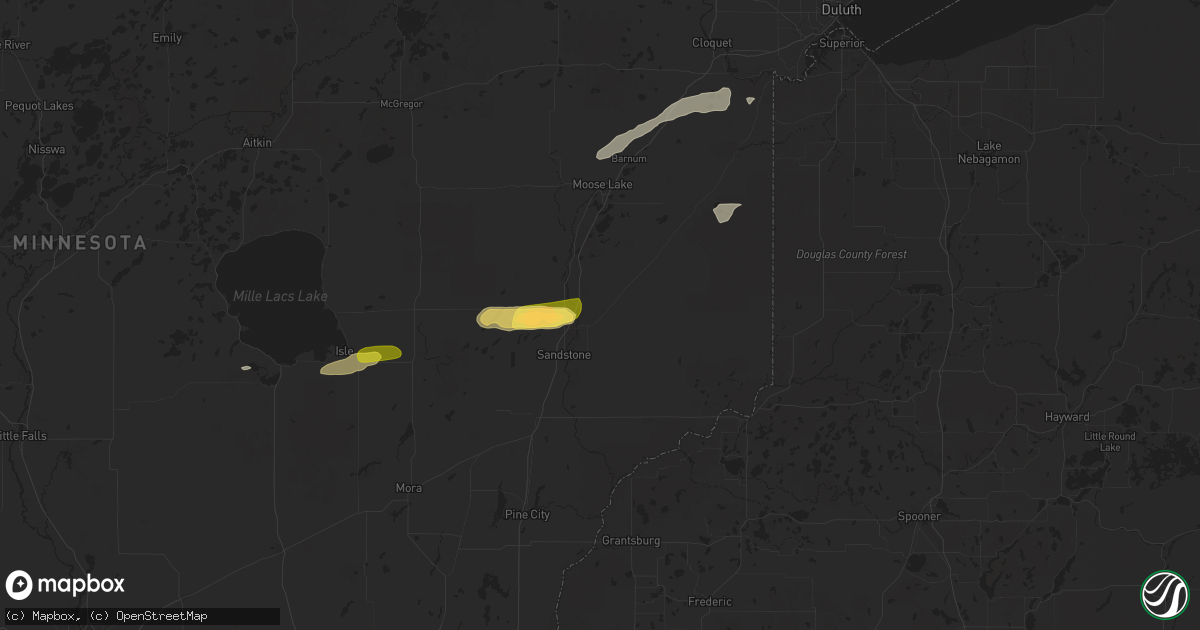 Hail Map in Askov MN on July 15 - Sales Meta 