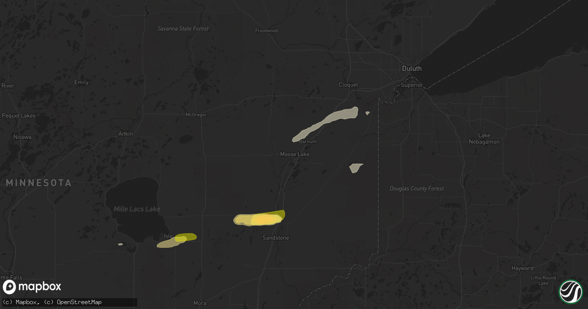 Hail Map in Moose Lake MN on July - Sales Meta 