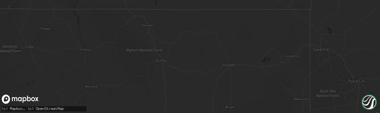 Hail map in Baker City, OR on July 16, 2011