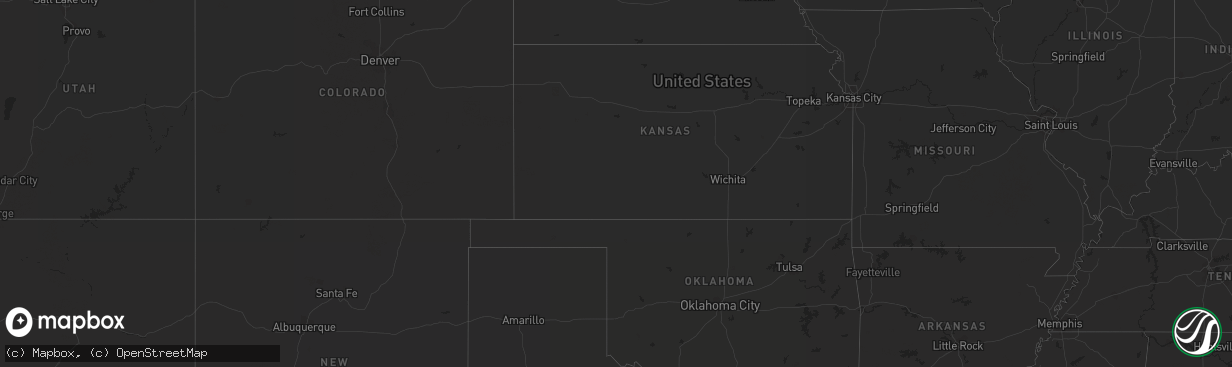 Hail map on July 16, 2011