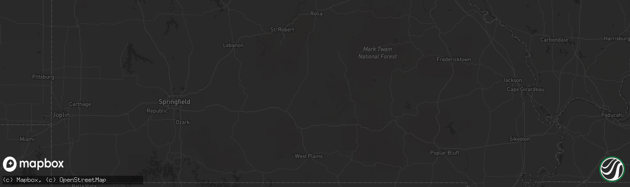 Hail map in Augusta, GA on July 16, 2012