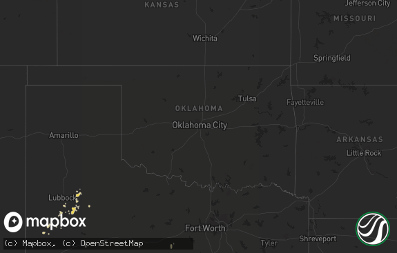 Hail map preview on 07-16-2012