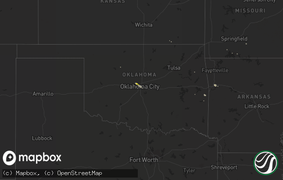 Hail map preview on 07-16-2013