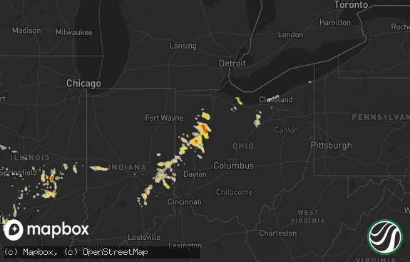 Hail map preview on 07-16-2017