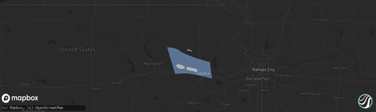 Hail map in Delia, KS on July 16, 2024