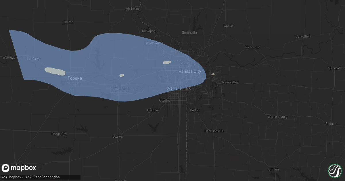 Hail Map in Lenexa, KS on July 16, 2024 - HailTrace