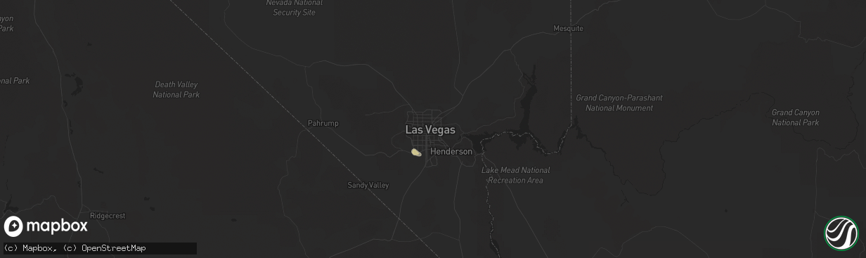 Hail map in Las Vegas, NV on July 17, 2017