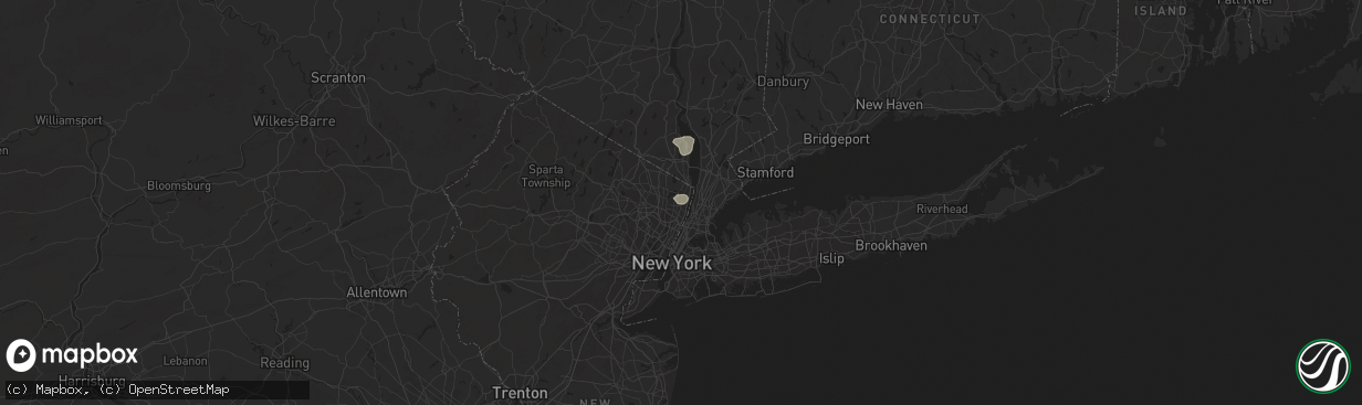 Hail map in Cresskill, NJ on July 17, 2024