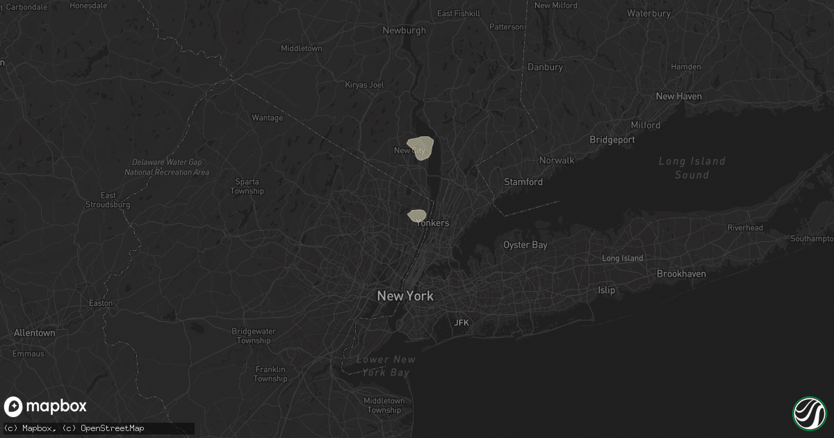 Hail map in Cresskill, NJ on July 17, 2024